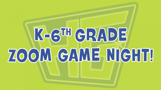 K-6th Grade Zoom Game Night